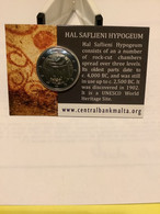 Magnifique Pièce Commémorative 2 Euro  Malte 2022  Coincard  "  Site Péhistoprique De Hal Salfieni Hypogeum" - Malte