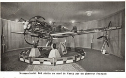 N°100732  -cpa Messerschmidt 109 Abattu Au Nort De Nancy - 1939-1945: 2ème Guerre