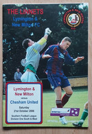 Lymington & New Milton Vs Chesham United 21. October 2006 Football Match Program - Libri