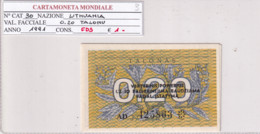 LITUANIA 0,20 TALONU 1991 P30 - Lituania