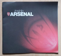 Inside Arsenal FC England Brochure FC Football Match Program - Libros