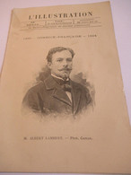 Petit Programme 2 Volets/Comédie Française/M ALBERT-LAMBERT/Severo Torelli/ L'Illustration/1894 COFIL4 - Programmes