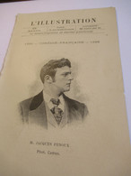 Petit Programme 2 Volets/Comédie Française/M Jacques FENOUX/Andromaque/Le Flibustier/ L'Illustration/1895    COFIL5 - Programas