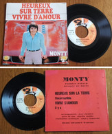 RARE French EP 45t RPM BIEM (7") MONTY (1969) - Verzameluitgaven