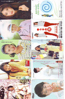 LOT 10 Telecartes Differentes Japon * FEMME Femmes (A-508) SEXY GIRL Girls Phonecards Japan * TELEFONKARTEN FRAUEN FRAU - Moda