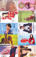 LOT 10 Telecartes Differentes Japon * FEMME Femmes (A-506) SEXY GIRL Girls Phonecards Japan * TELEFONKARTEN FRAUEN FRAU - Fashion