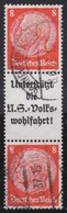 Deutsches Reich    .   Michel   S 134      .    O     .   Gestempelt - Se-Tenant