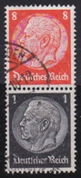 Deutsches Reich    .   Michel   S 137      .    O     .   Gestempelt - Se-Tenant