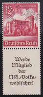 Deutsches Reich    .   Michel   S 253      .    O     .    Gestempelt - Se-Tenant