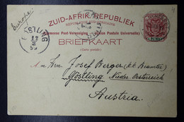 South Africa: Postcard Roodepoort  -> Göstling - Austria 1899 - Cartas