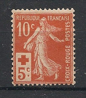 FRANCE - 1914 - N°Yv. 147 - Semeuse Croix Rouge - Neuf Luxe ** / MNH / Postfrisch - Neufs