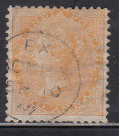 2a Brown Orange, British East India Used 1865, Two Annas, Elephant Wmk,, - 1858-79 Compagnie Des Indes & Gouvernement De La Reine