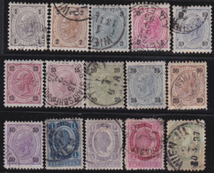Österreich   .    Y&T    .    46/60       .    O     .     Gestempelt - Used Stamps