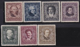 Österreich   .    Y&T    .   290/296       .    *      .     Ungebraucht Mit Gummi Und Falz - Unused Stamps