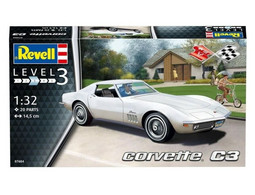 Revell - CHEVROLET CORVETTE C3 Maquette Kit Plastique 07684 Neuf NBO 1/32 - Automobili