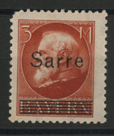 SARRE SAAR N° 29 Cote 160 € Neuf * (MH) Signé A. BRUN Voir Description - Ongebruikt