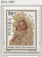 Poland 1997, Mi 3670, Saint Mary Sanctuaries, Mother Of God, Baby Jesus **MNH - Tableaux