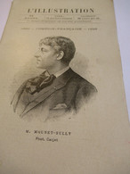 Petit Programme 2 Volets/Comédie Française/M MOUNET-SULLY/Horace/Le Malade Imaginaire/L'Illustration/1896 COFIL16 - Programmi