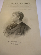 Petit Programme 2 Volets/Comédie Française/M MOUNET-SULLY/Horace/Le Malade Imaginaire/L'Illustration/1896 COFIL16 - Programma's