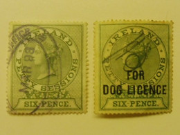 Eire - Ireland - 2 Stamps Petty Sessions - Used - Timbres-taxe