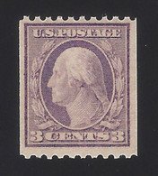 US #489 1916-18 Violet Type I Unwmk Perf 10 Horz MNH F-VF Scv $10 - Unused Stamps