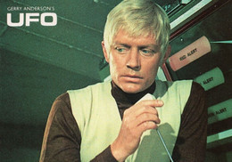 Gerry Anderson's UFO Engale Marketing 1987 Commander Straker Ed Bishop Postcard - Séries TV