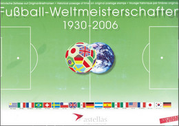 Kalender: Fussball - Weltmeisterschaften 1930 -2006 ( Astellas ) N° 08815 / 12000 Mit Original Briefmarken - Stamps - Andere & Zonder Classificatie