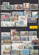 Europa CEPT 1982 Annata COMPLETA 67 Fbolli + 2 Foglietti Nuovi **/MNH - Full Years