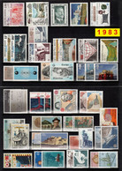 Europa CEPT 1983 Annata COMPLETA 69 Fbolli + 1 Foglietto Nuovi **/MNH - Full Years