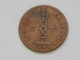 HAITI - 2 Centimes 1846 - AN 43 République D'HAITI   **** EN ACHAT IMMEDIAT **** - Haïti