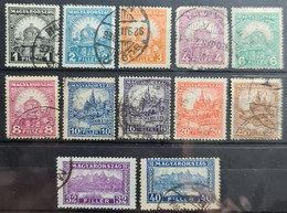 HUNGARY 1926/27 - Canceled - Sc# 403-414 - Complete Set! - Used Stamps