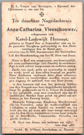 Bidprentje Pamel - Vleeschouwer Anna Catharina (1860-1927) - Images Religieuses