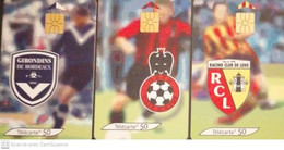 3 Cartes Clubs De Foot : Rc Lens, Bordeaux Et Nice - 2005