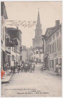 CPA 64 _ BIDACHE (Pyrénées Atlantique) _ Rue De L'Eglise {S47-22} - Bidache