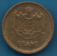 MONACO 1 FRANC ND (1945) KM# 120a Louis II PRINCE DE MONACO - 1922-1949 Louis II