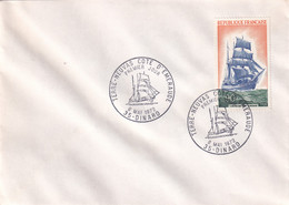 A21850 - Terre Neuvas Cote D'Emeraude Dinard Premier Jour Cover Envelope Unused 1972 Stamp Republique Francaise Ship - Barcos