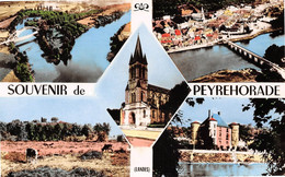 Souvenir De PEYREHORADE (Landes) - Vues Multiples - Eglise, Château, Pont - Peyrehorade