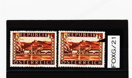 FOXG/21 ÖSTERREICH 1945 Michl 767  PLATTENFEHLER " FABFLECK  " ** P O S T F R I S C H  SIEHE ABBILDUNG - Variétés & Curiosités