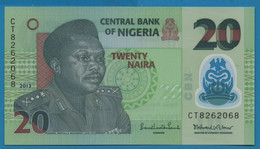 NIGERIA 20 NAIRA 2013 # CT8262068 P# 34i General Murtala Ramad Muhammed Polymer - Nigeria