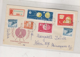 HUNGARY.1963 BUDAPEST Registered Cover To Austria - Lettres & Documents