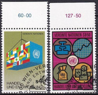 UNO WIEN 1983 Mi-Nr. 34/35 O Used - Aus Abo - Oblitérés