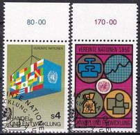 UNO WIEN 1983 Mi-Nr. 34/35 O Used - Aus Abo - Gebraucht