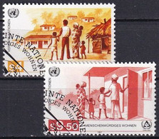 UNO WIEN 1987 Mi-Nr. 69/70 O Used - Aus Abo - Oblitérés