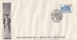 Enveloppe  FDC  1er  Jour   U.R.S.S    Bicentenaire  De  La   REVOLUTION  FRANCAISE  1989 - Révolution Française