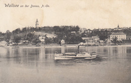 AK - NÖ - Alter Dampfer Bei Wallsee An Der Donau - 1918 - Amstetten