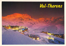 73 - Val Thorens - Vue Générale De La Station - Coucher De Soleil - Val Thorens
