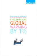 (2 M 45) AVANT Postcard - New Scientist - Global Warming - 1 % - Evènements