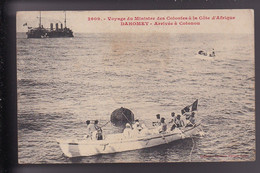 CP DAHOMEY Voyage Du Ministre Des Colonies Arrivée à Cotonou - Dahomey