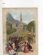 Notre Dame De Lourdes Procession Du Saint Sacrement , Illustrateur, Edition De La Trappe De N.D D'Aiguebelle - Luoghi Santi