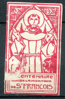 7ème Centenaire De La Mort De Saint François D'Assise (1226 - 1926) - Autres